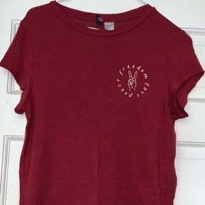 Burgundy Shirt